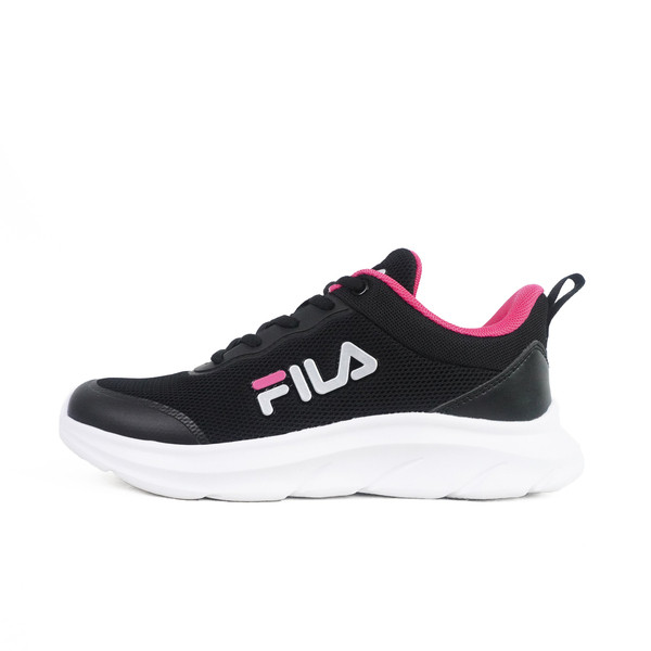 Kixpress-Fila Skyway 女 運動休閒鞋 舒適 百搭 黑 桃紅 [5-J315X-021], , large