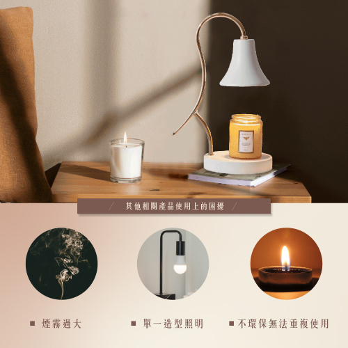 Maxcelia 瑪莎利亞｜白羽柔光融蠟燈｜MX-0050CW6-福利品特賣, , large