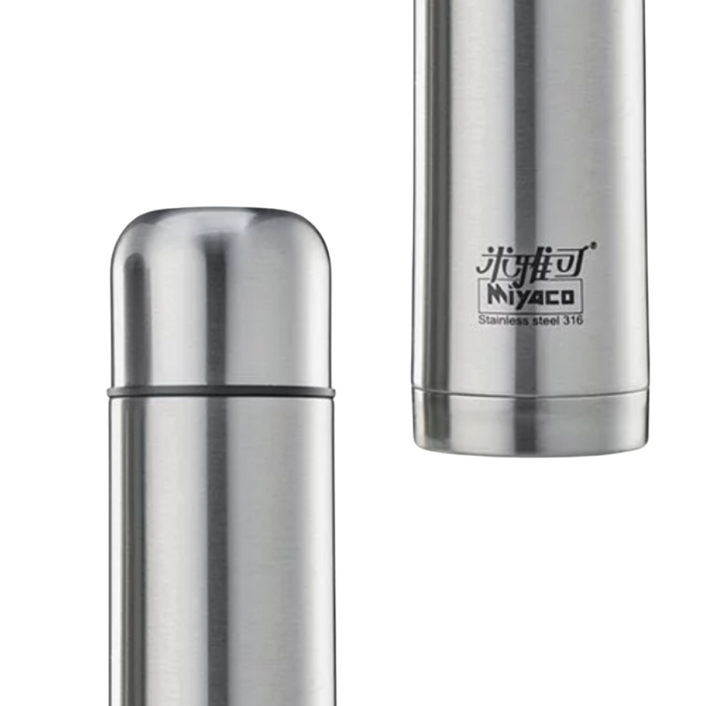 Miyaco 米雅可 經典316不鏽鋼子彈型真空保溫瓶500ml-Leidea樂德兒, , large