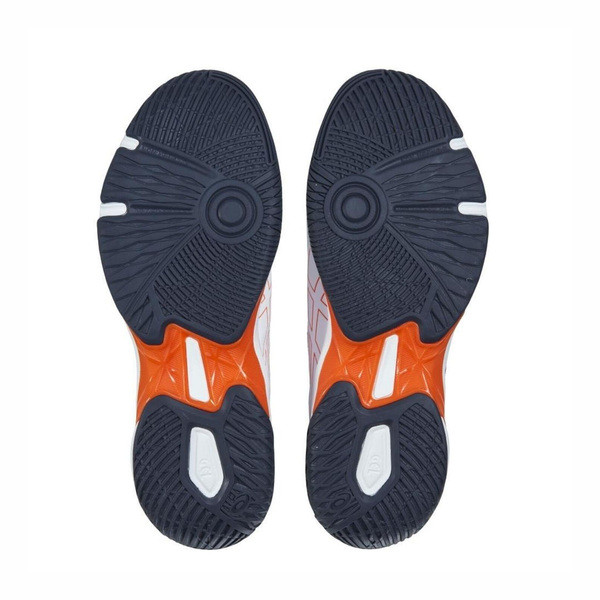 Asics Gel-rocket 11 2E 男女 排球鞋 室內運動鞋 寬楦 白 深藍 [1073A077-101], , large