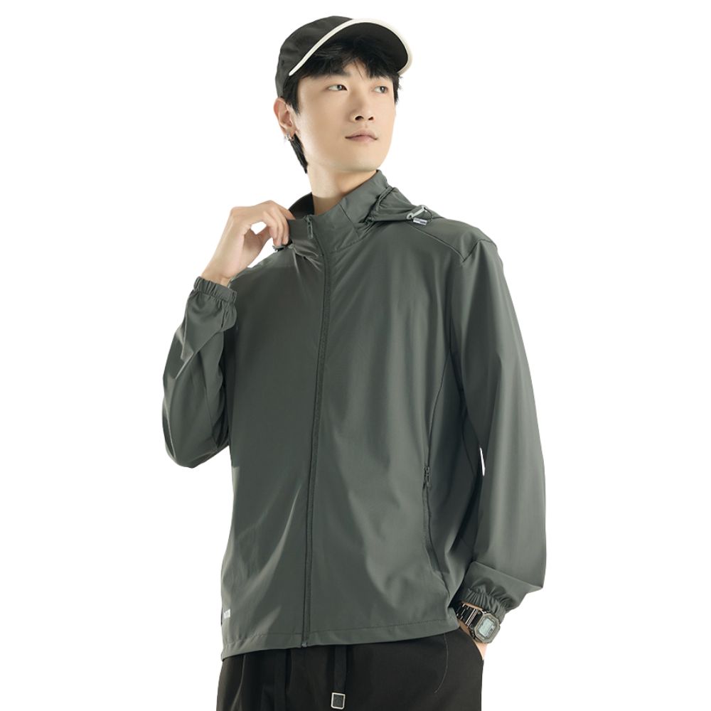【億子洪】SGS認證 冰絲防曬外套-男款 森野綠 3XL 【25688】