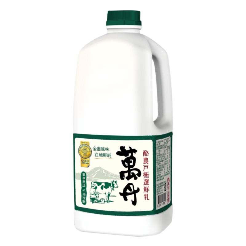 萬丹酪農戶限定鮮奶1857ml(無調整), , large