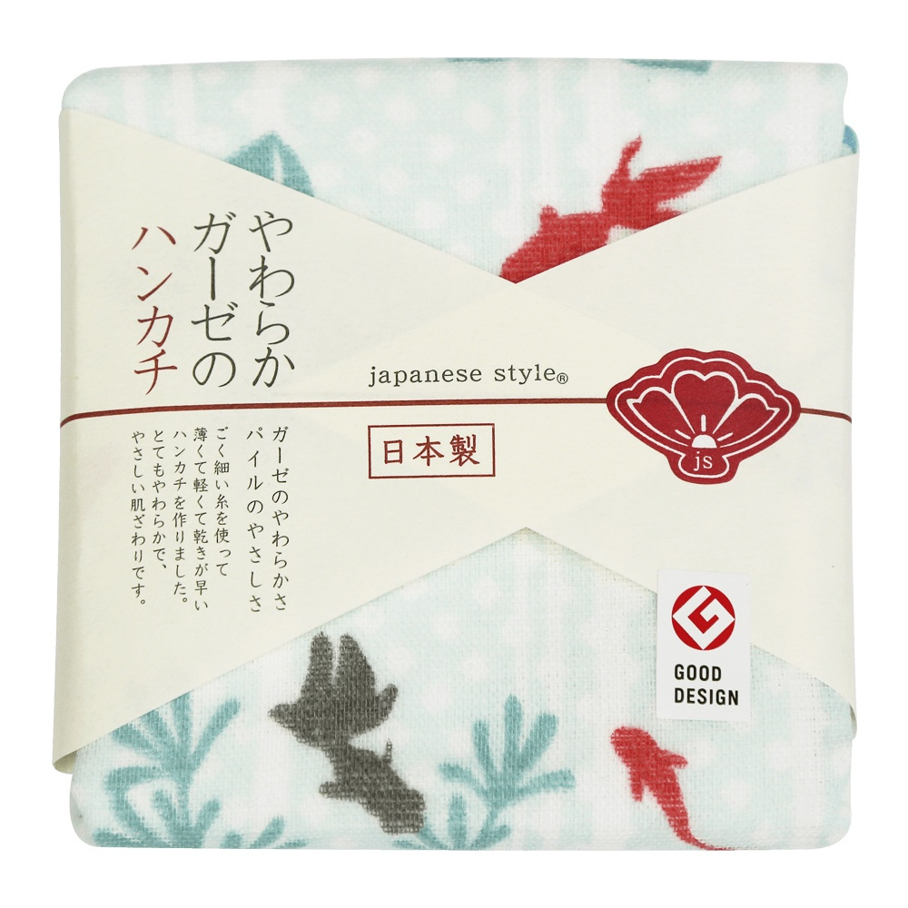 【內外織物】日本製 大阪泉州方巾 純棉紗布 手帕 日本手帕 小毛巾 小方巾 紗布手帕, , large