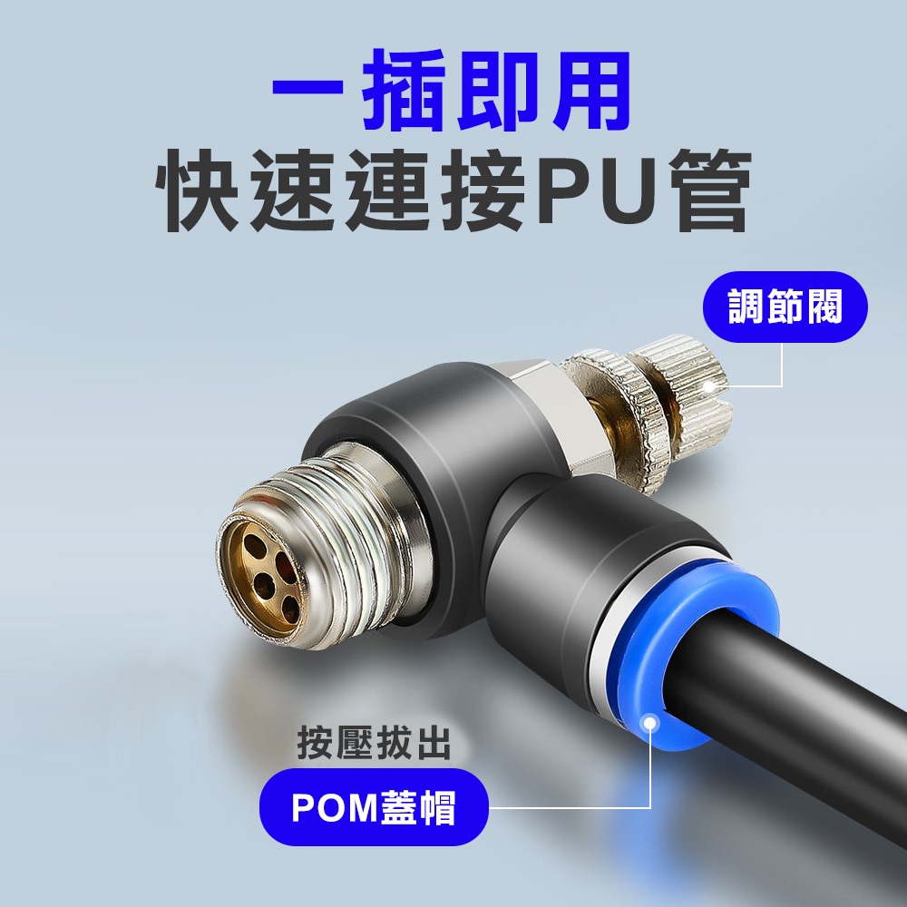 省力快速接頭 節流閥 調速閥 可調 SL JSC空壓機公母頭 氣管接頭 風管接頭 氣泵接頭 快速插頭, , large