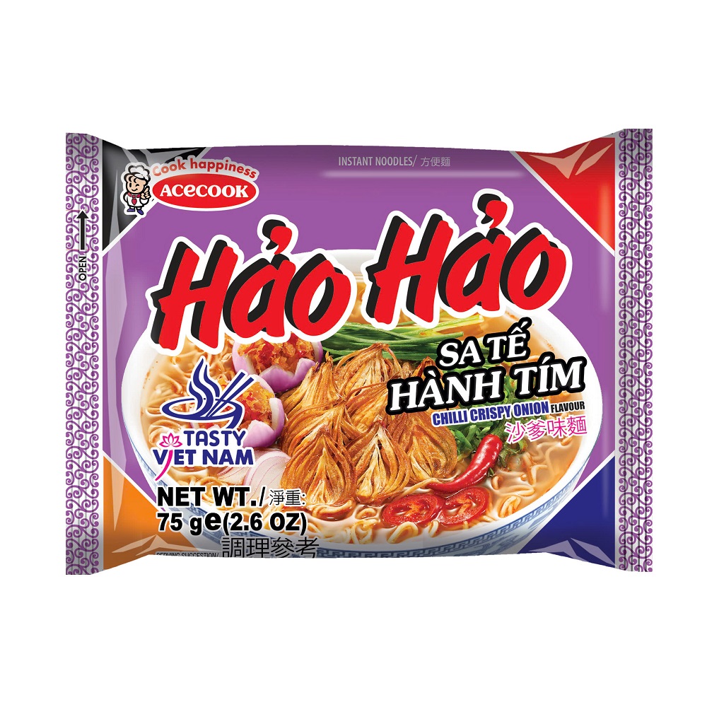 Hao Hao chilli crispy onion flavor
