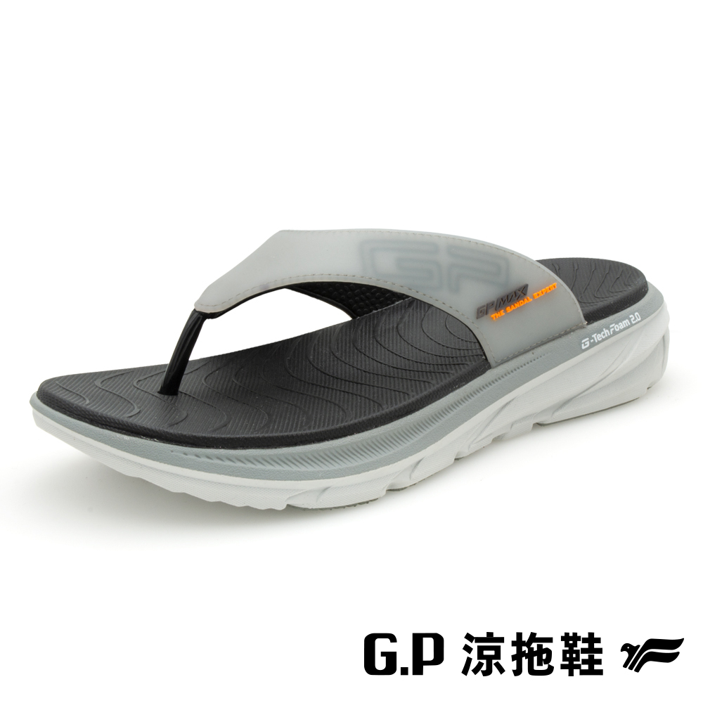 G5653M輕量厚底男拖鞋, , large
