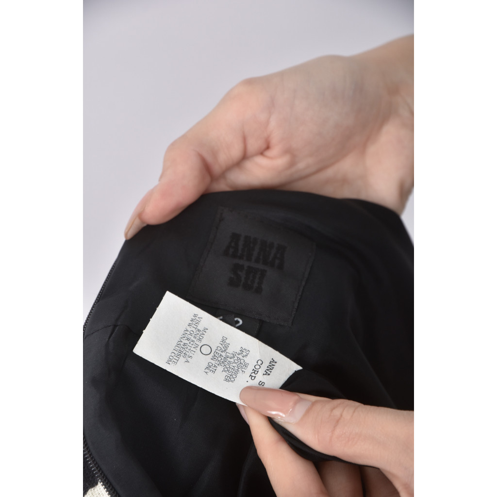 (S) anna suiV領白色洋裝二手衣, , large