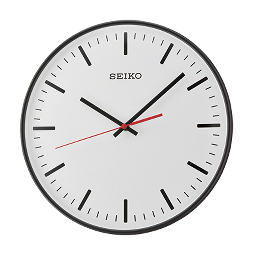 SEIKO 精工 極簡工業風時鐘 掛鐘 QXA701K, , large
