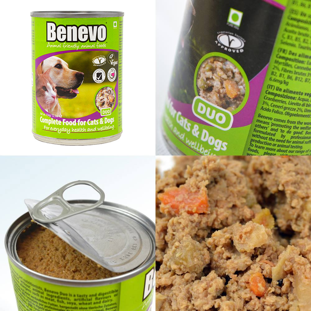 【倆寶貝精品館】Benevo倍樂福 英國素食認證犬貓主食罐頭354g (班尼佛)ｘ2入, , large