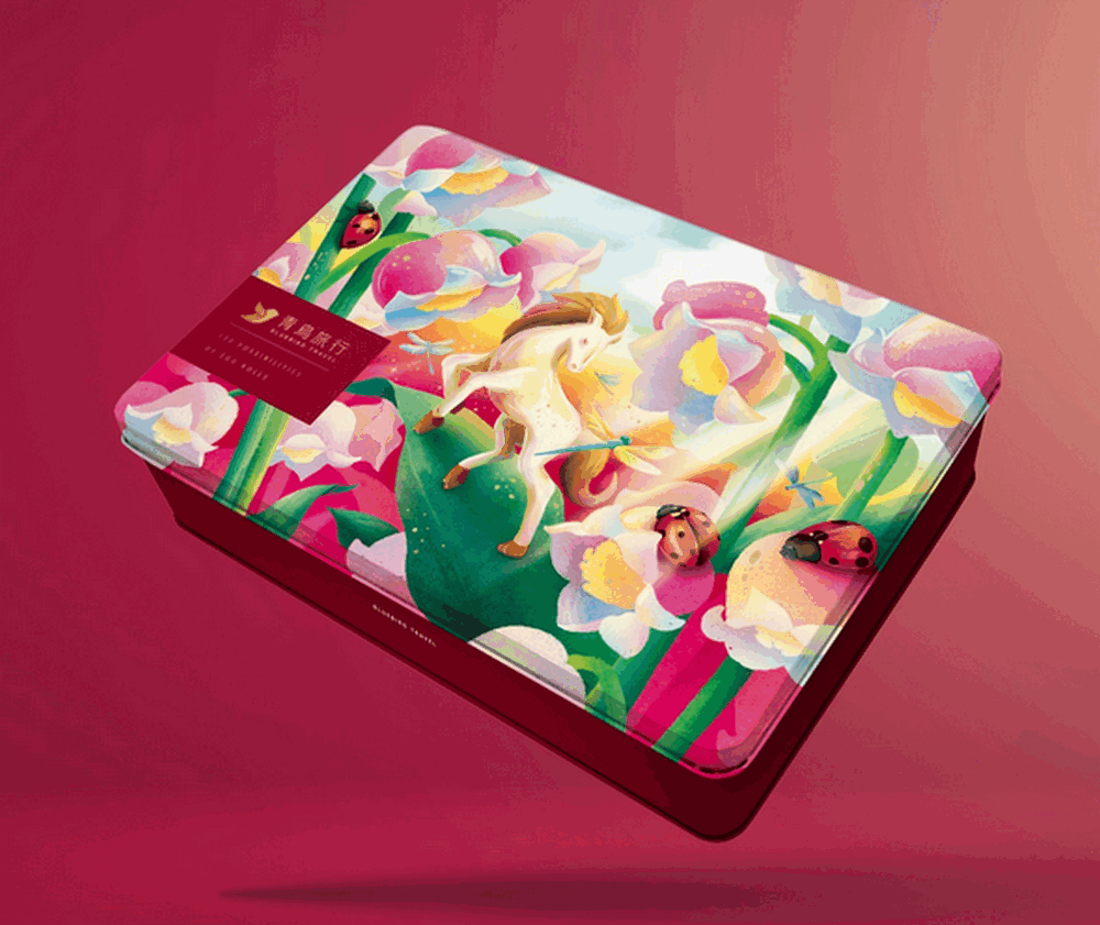 青鳥旅行春光躍影-經典蛋捲禮盒16入, , large