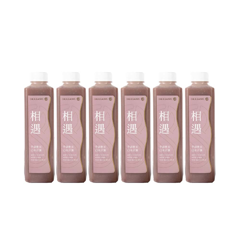 [日進生技]O卡桑真愛芋頭木耳露組｜1000ml*6(芋頭紫米白木耳露*6)