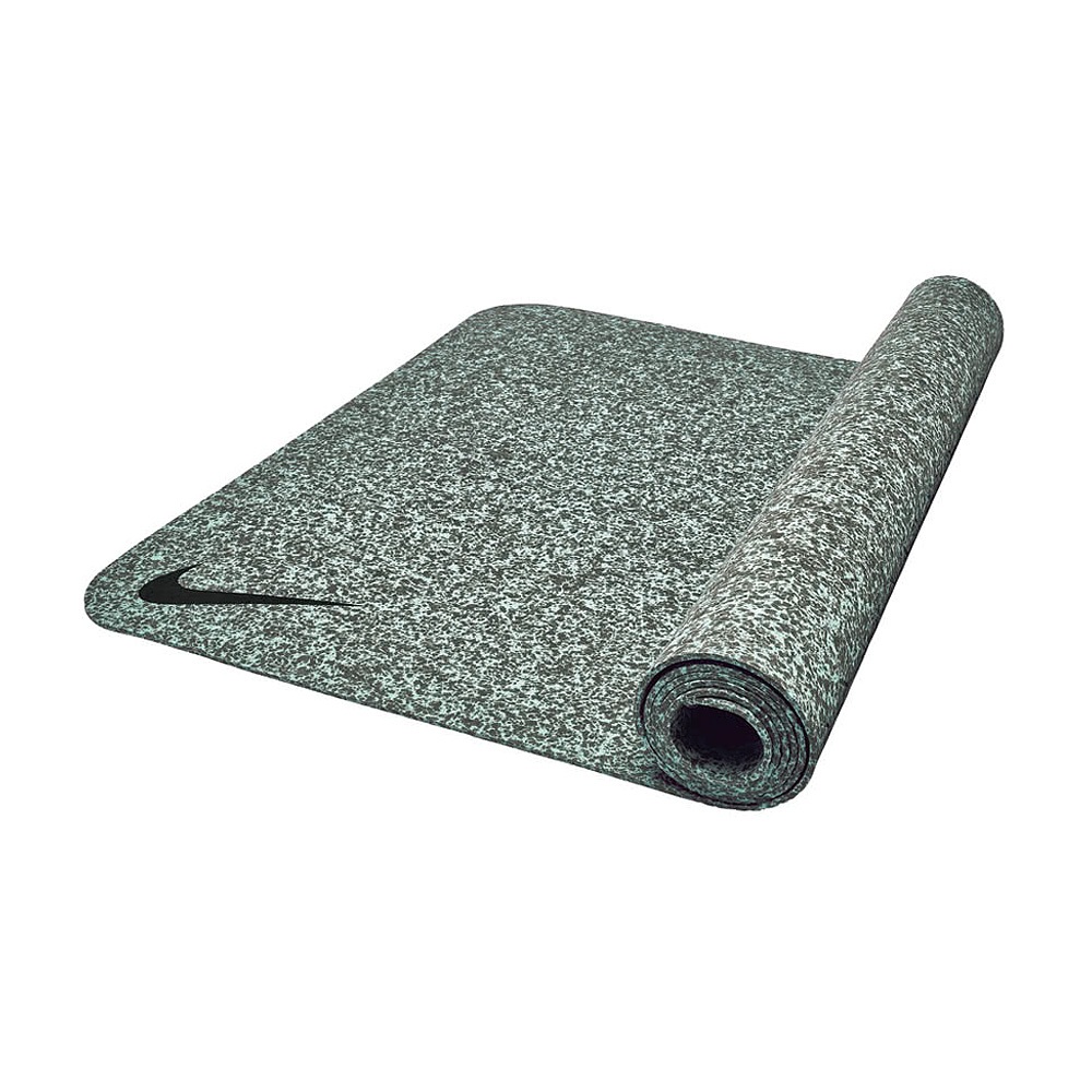 NIKE FLOW 4 MM 瑜珈墊 172CM 45D 舞蹈 隔音墊 運動墊 輕量 便攜 防臭 止滑 卡其 灰綠 黑, , large