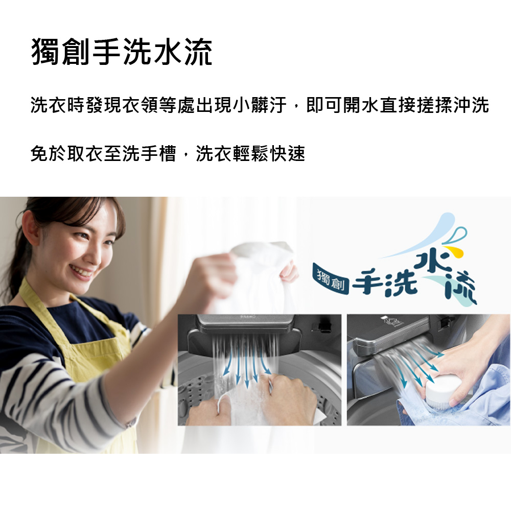 CHIMEI 17KG Inverter Top-Loading Washing Machine WS-V179PW, , large