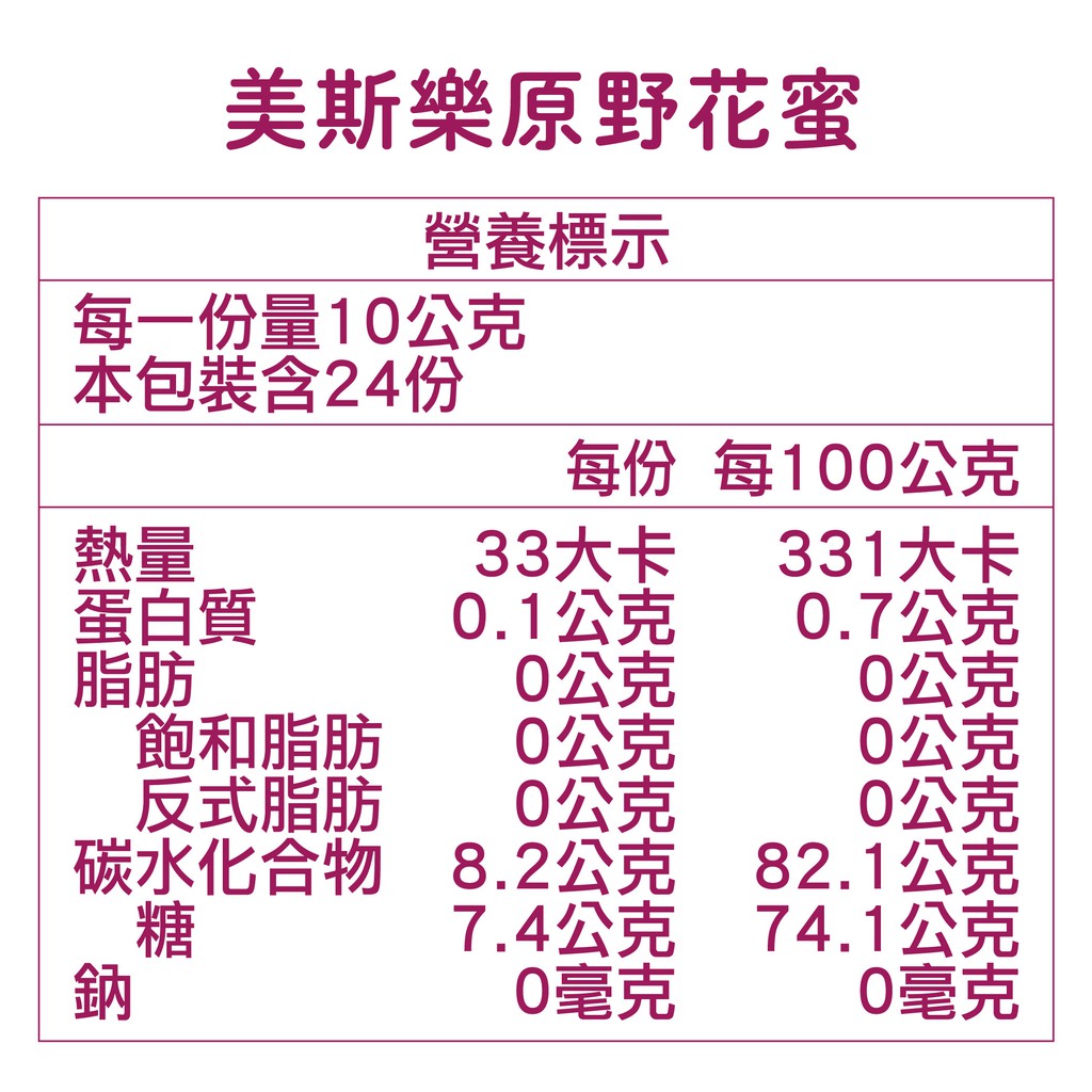 [蜜蜂故事館] 美斯樂原野花蜜240g, , large