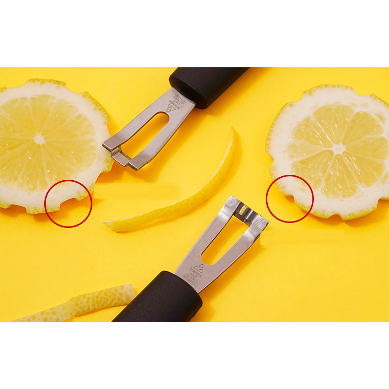 蓋瑞廚物【Triangle 三角牌 德國高質感廚房工具 裝飾檸檬皮 V型U型兩種選擇】 雞尾酒裝飾檸檬皮 裝飾 雕刻刀, , large