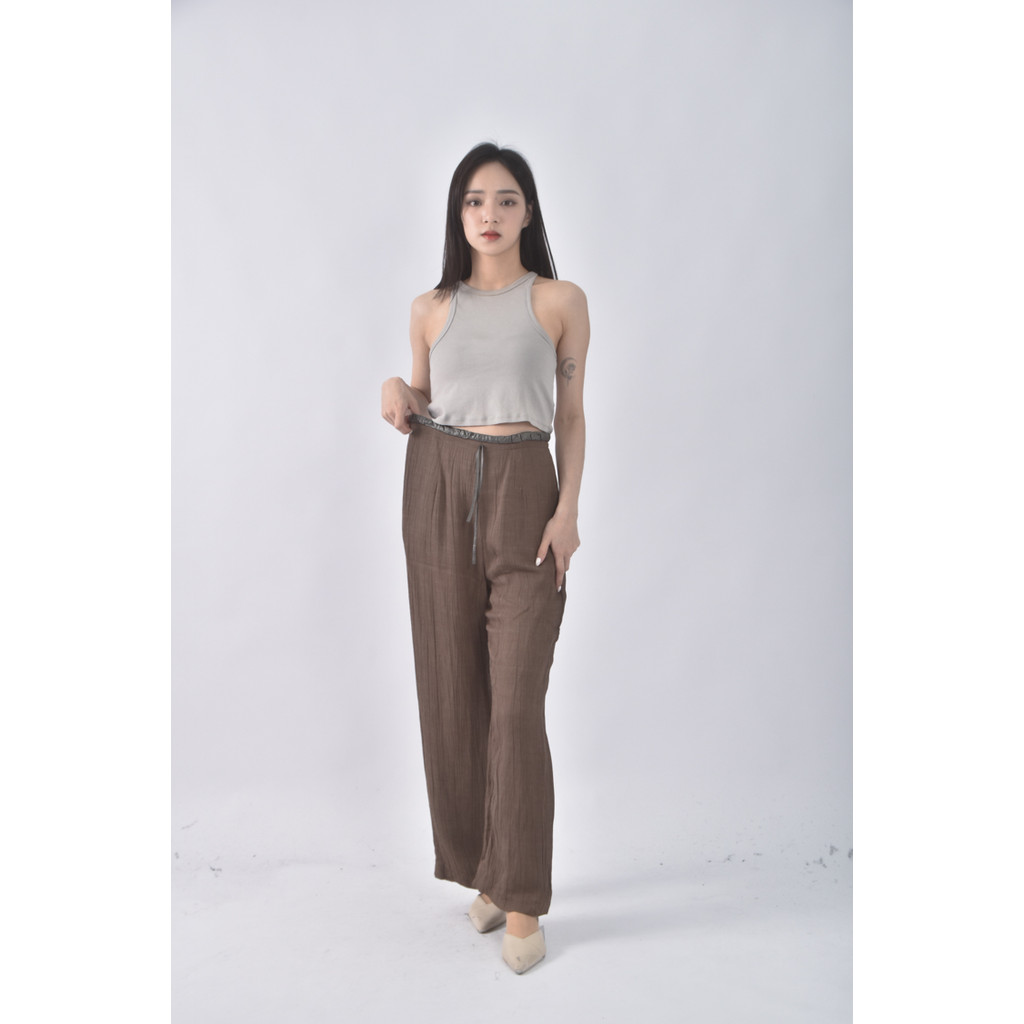 (S) juangtyymeei高腰綠色長褲二手衣, , large