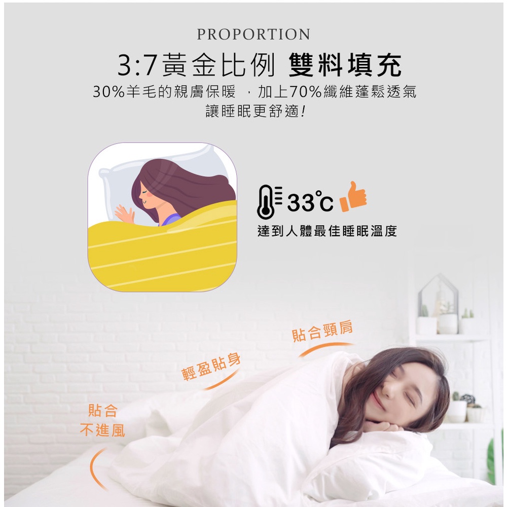 【吉梵尼 范侖鐵諾】台製溫感舒適透氣羊毛被(冬被/被子/被胎), , large