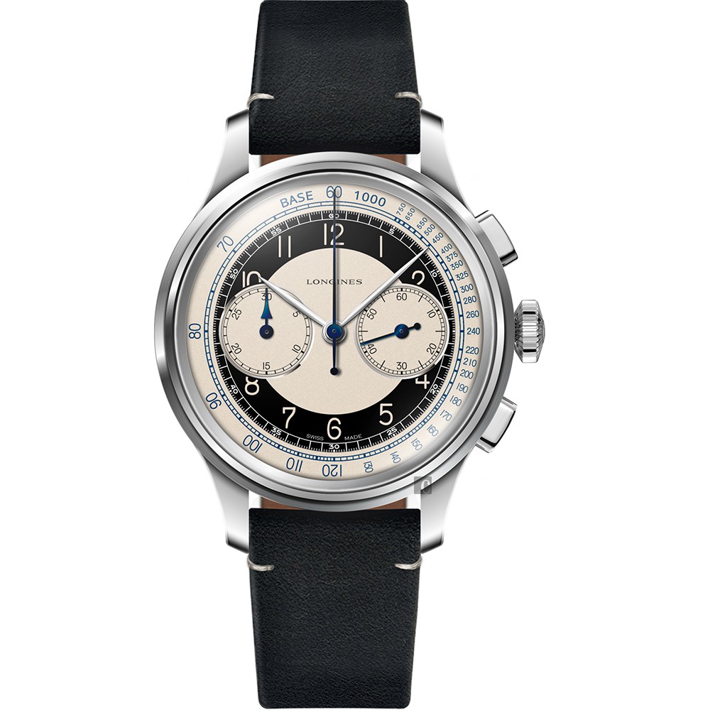 LONGINES 浪琴 Heritage 經典復刻計時機械錶 L28304930