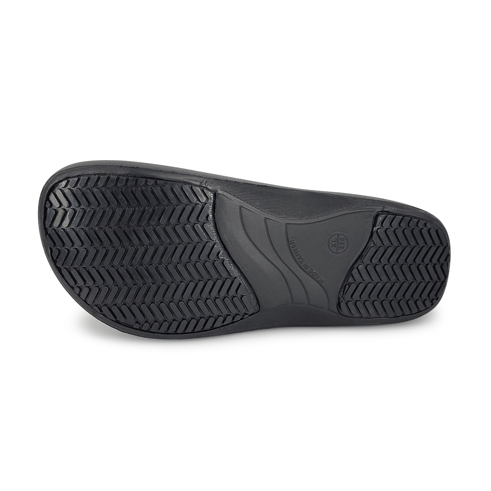 DIADORA迪亞多那 防水耐油廚師鞋 MIT台灣製造 工作鞋 拖鞋 雨鞋 懶人鞋 好穿脫 耐久站 舒壓 排水 防滑 黑, , large