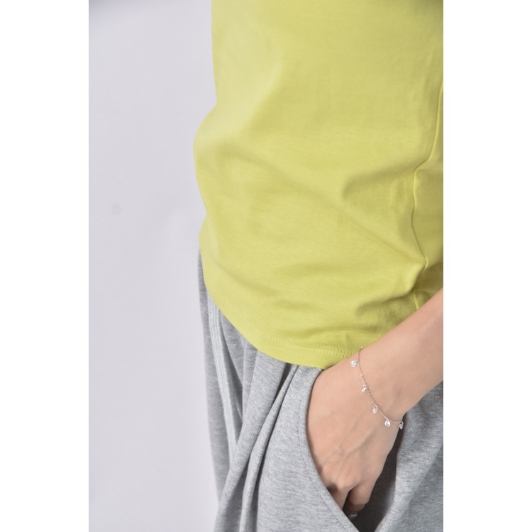 (S) uniqlo質感棉質綠色短袖上衣二手衣, , large