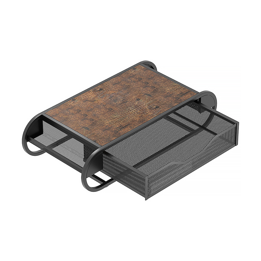 CafeDeck｜咖啡機架 咖啡用品茶包抽屜置物架 鐵木款 抽屜分類 桌面收納架  膠囊咖啡架, , large