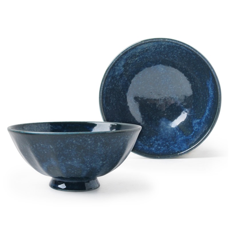 [豐名日本餐具] 4.0"輕量井 寶藍 / C04DB0-330-2, , large