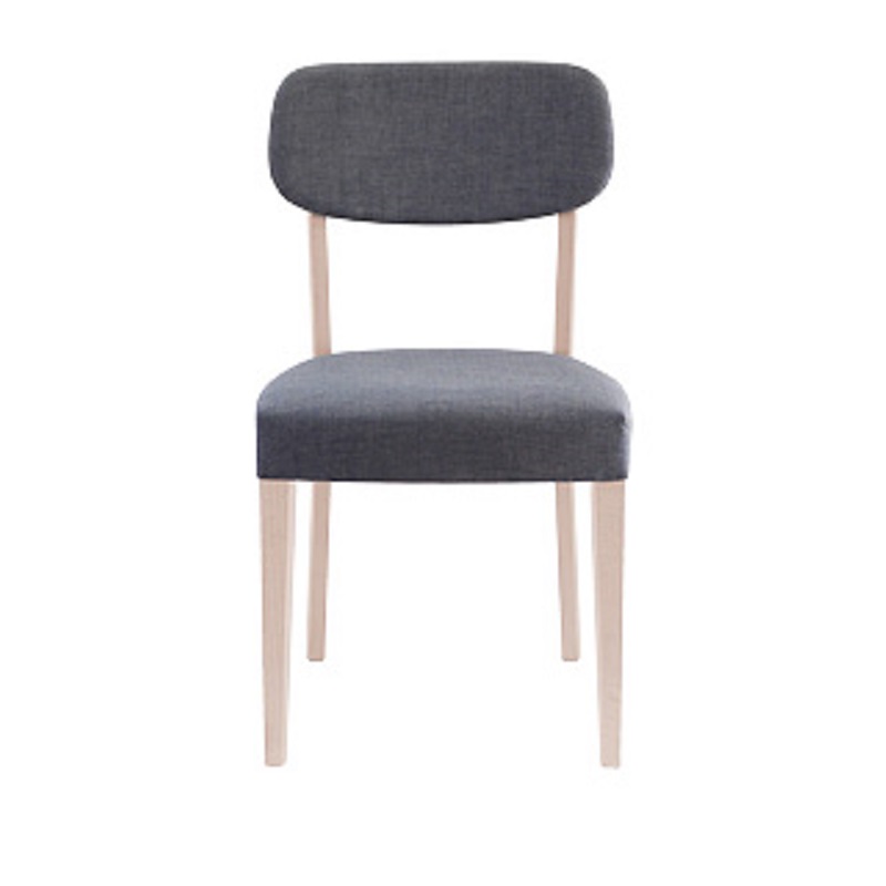 RH北歐簡單風格餐椅, 白橡木色, large