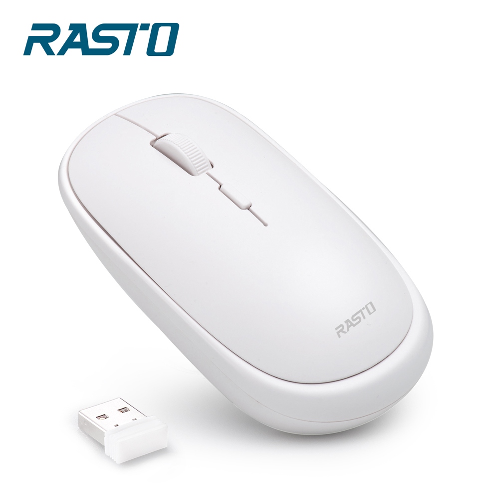 RASTO RM15 Silent Plus Wireless Mouse-WH