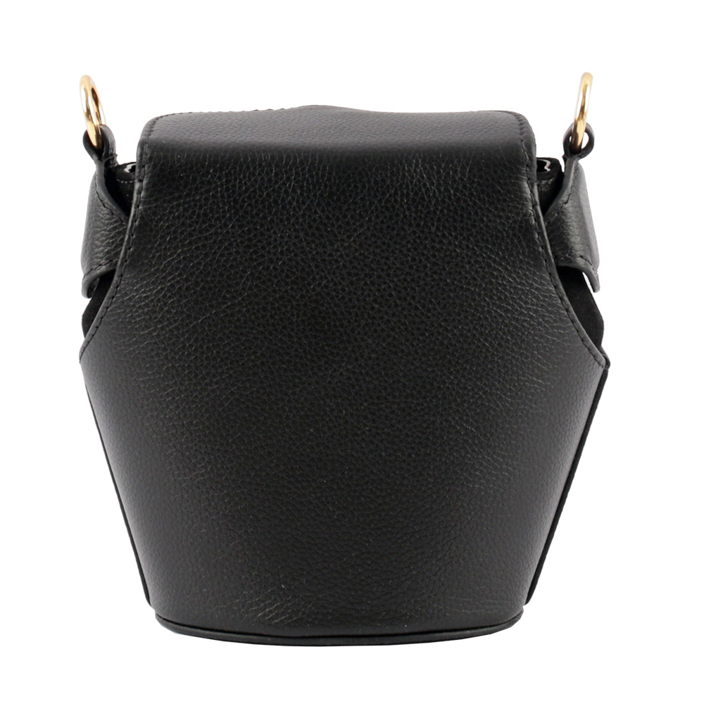 SEE BY CHLOE JOAN BOX 翻蓋牛皮斜背包/黑色, , large