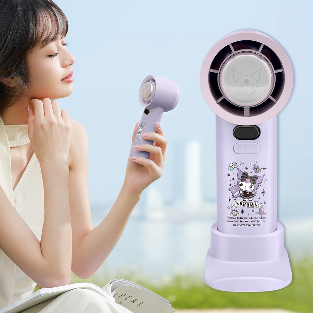 【Sanrio】KUROMI 100-Speed Ice Fan: A Cool Companion-Tarot Card, , large