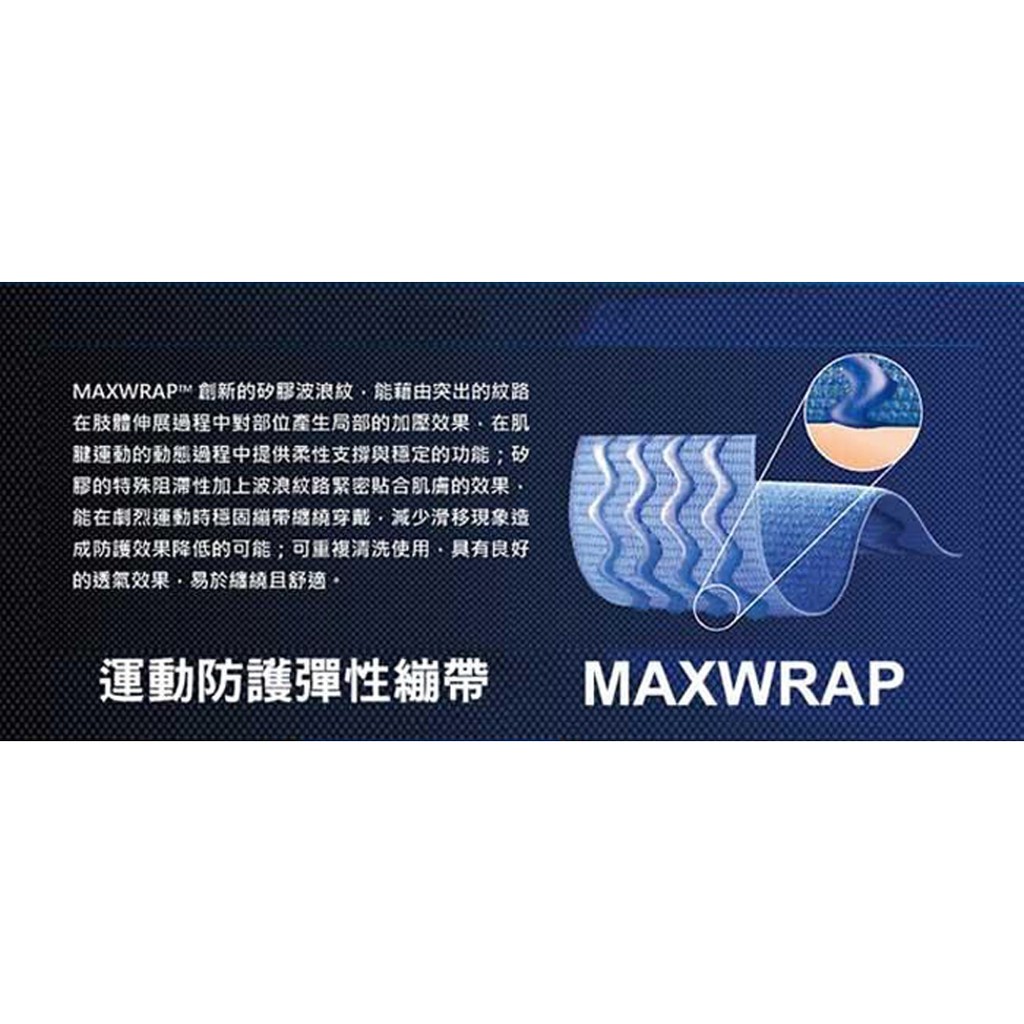 [秉宸] LP SUPPORT MAXWRAP 膝部矽膠彈性繃帶 護膝 透氣 運動繃帶 單入裝 691, , large