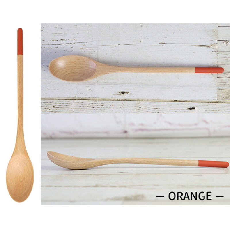日式原木餐具 木湯匙木叉咖哩勺 21CM 天然木製餐具 木匙湯勺 木質餐具 廚房餐具, , large