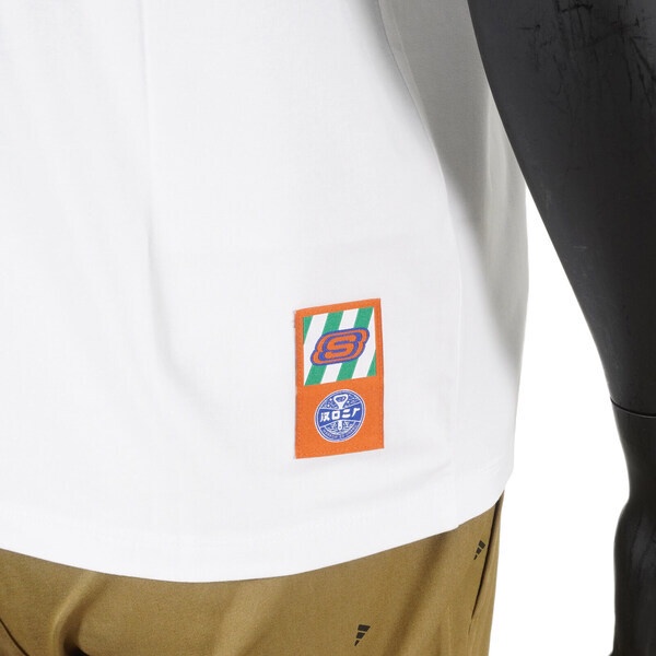 Skechers 男女 短袖 上衣 T恤 圓領 趣味LOGO 夏日 舒適 穿搭 白 [L221U041-0019], , large