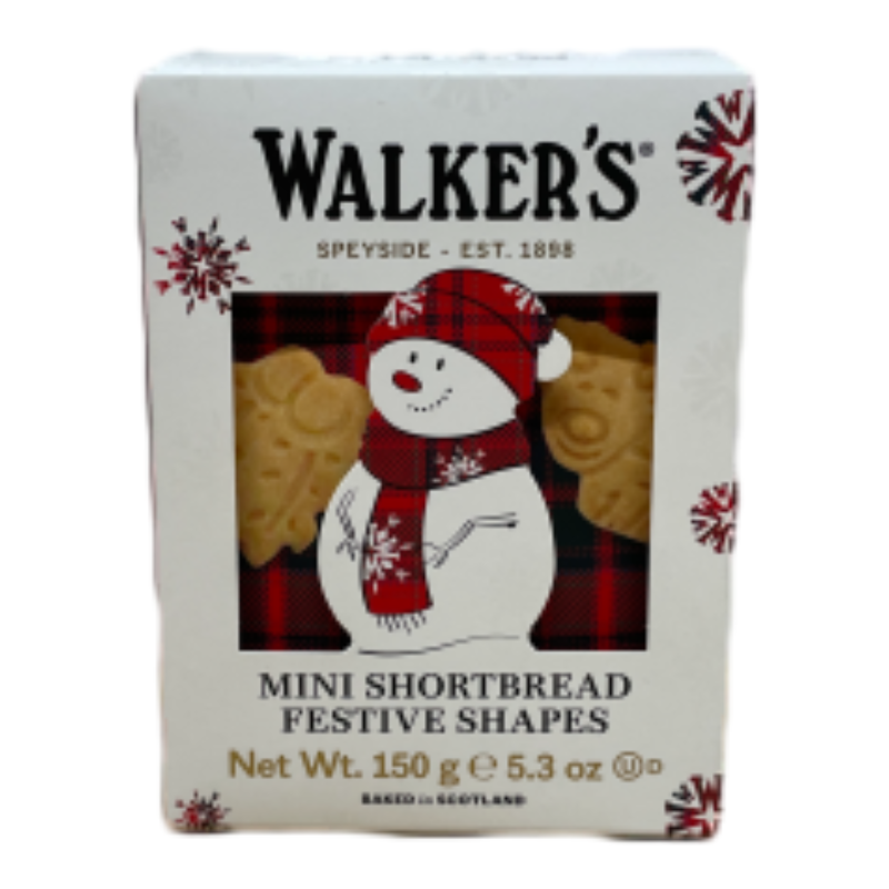 蘇格蘭皇家3D雪人造型奶油餅乾盒裝, , large