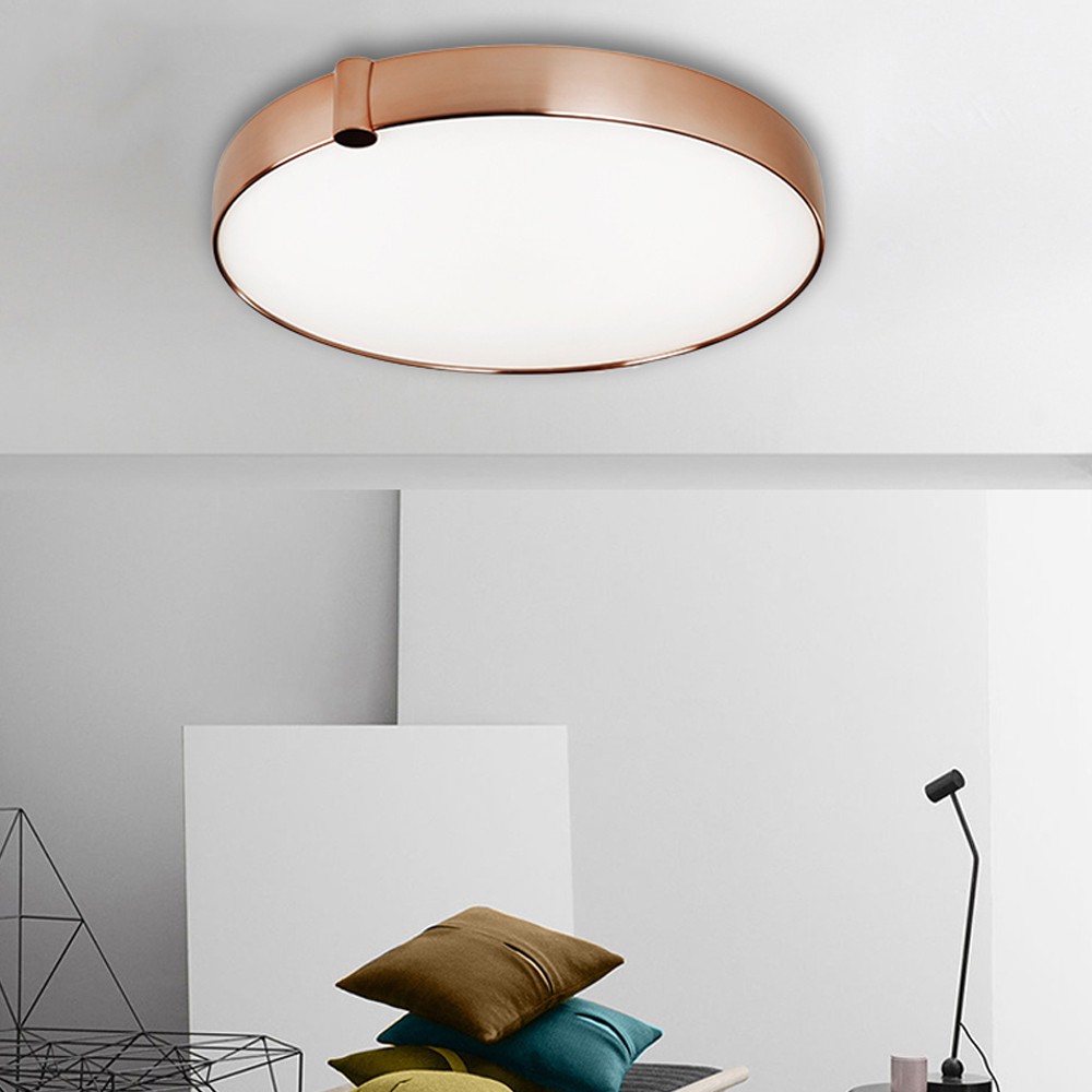 【H&R安室家】 LED麵包吸頂燈 ZA0061, 黑色, large