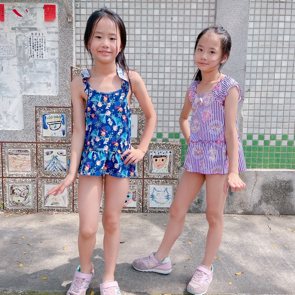 Bonne Nuit 迪士尼泳裝-冰雪奇緣(藍) 90, , large