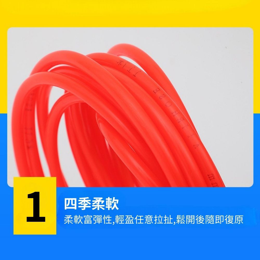 10-meter PU high-pressure water hose (2 plastic water inlet connectors + 4/6 point plastic standard connectors), , large
