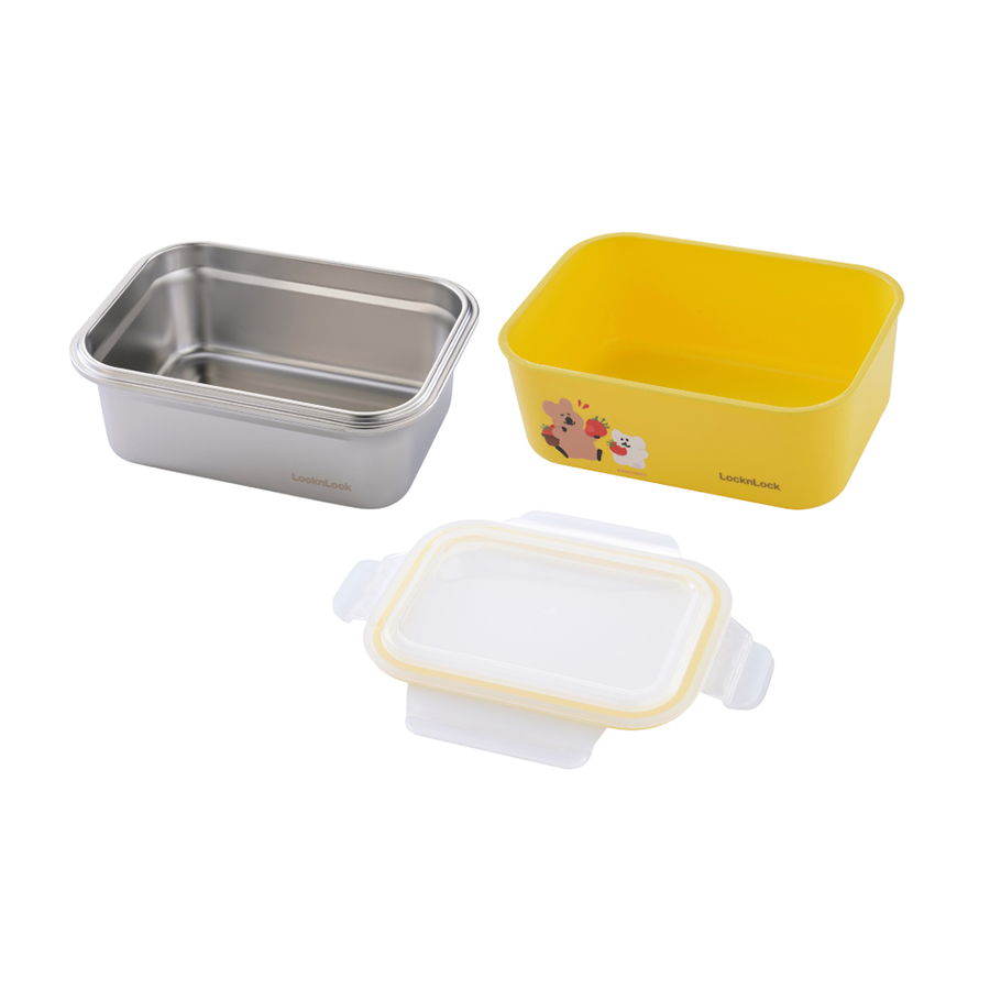 樂扣玩美不鏽鋼隔熱便當盒800ml, , large