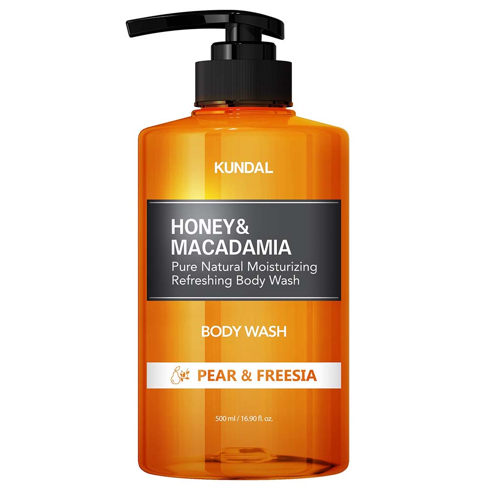 [巨林生化科技]【KUNDAL昆黛爾】蜂蜜澳洲堅果保濕沐浴露500ml [補水滑嫩] (雪梨小蒼蘭香), , large