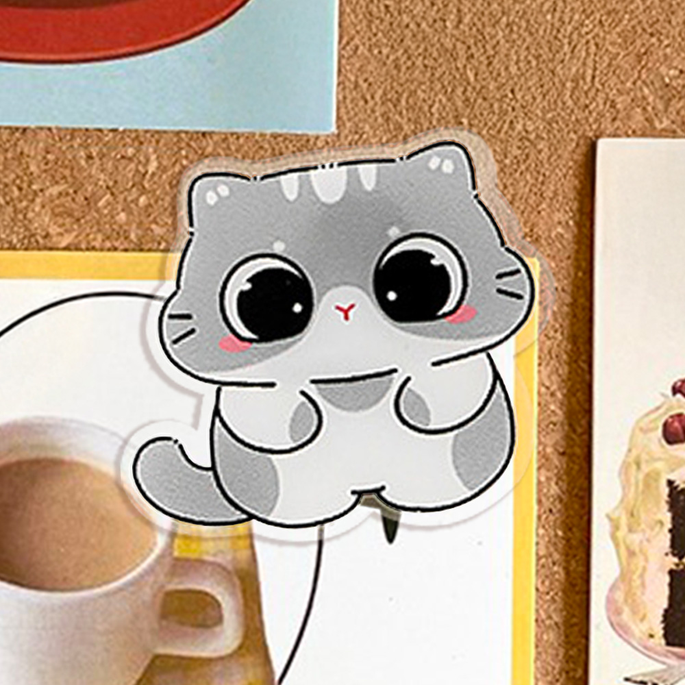 Cute Cartoon Push Pins, , large