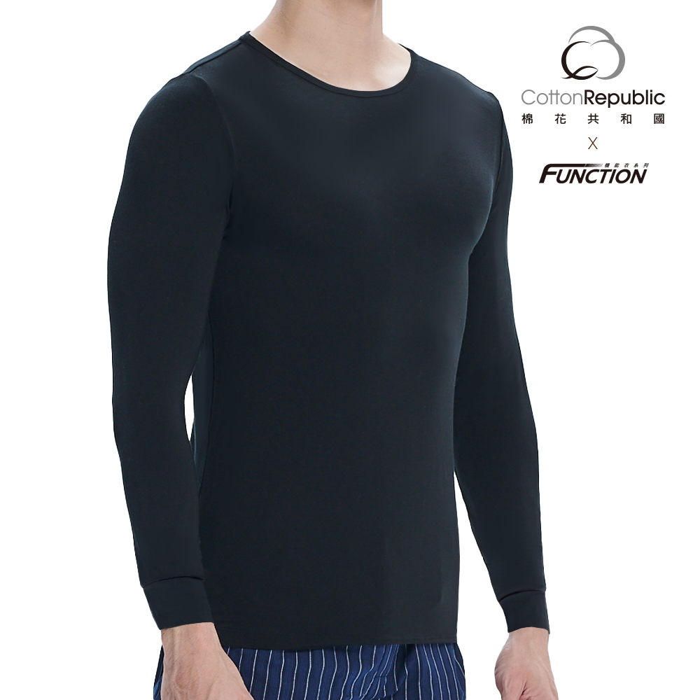 CRFunction倍暖發熱男圓領, , large