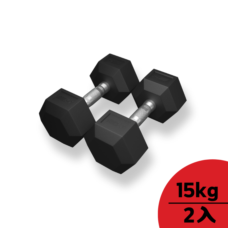 [HOLD STRONG] 六角啞鈴 15 kg 2入, , large