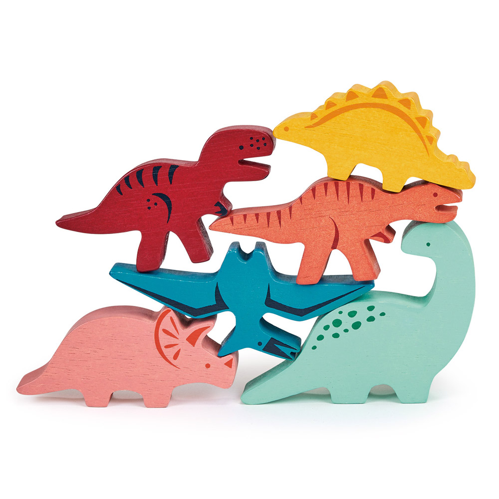 【Mentari】Happy Stacking Dinosaurs, , large