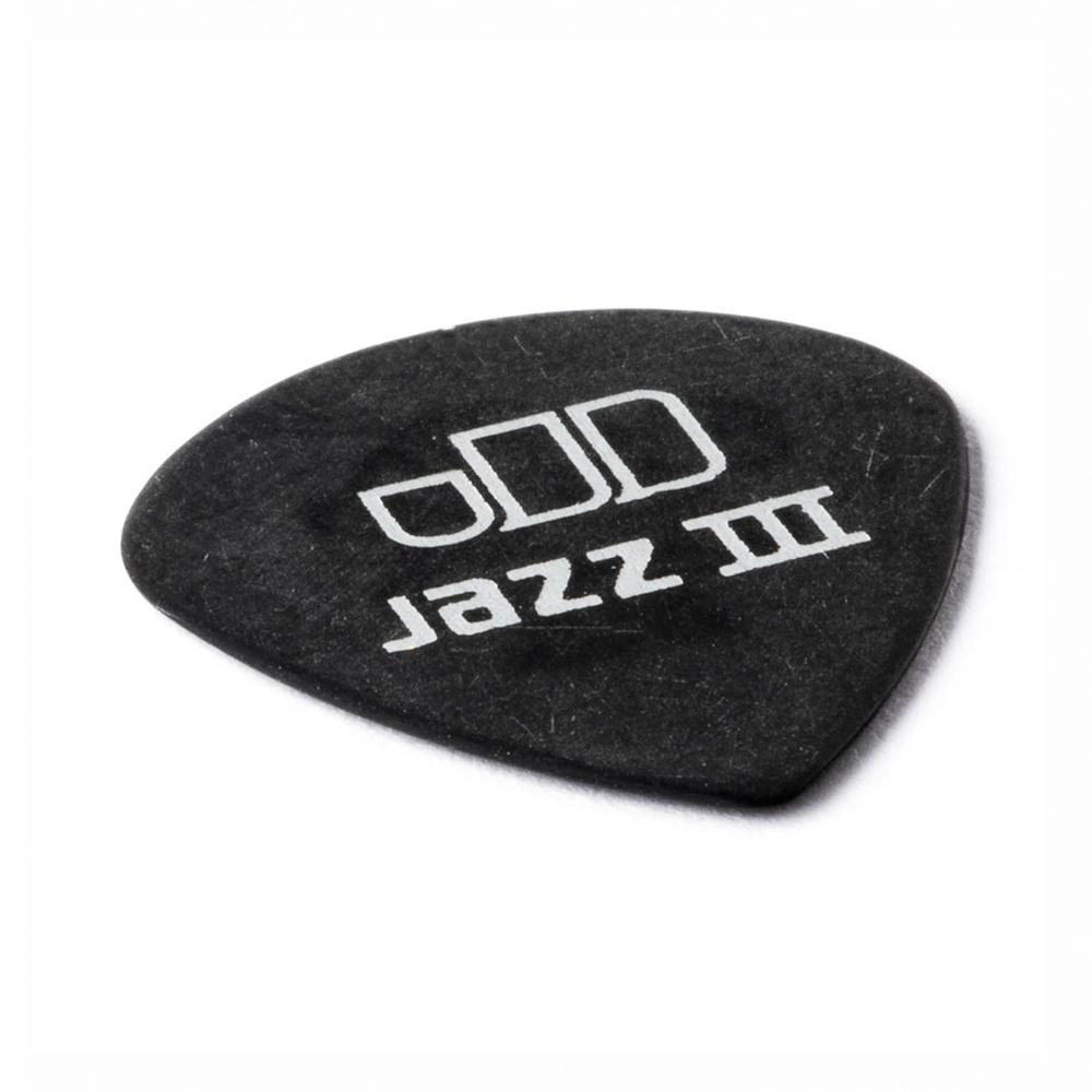 Jim Dunlop Tortex Pitch Black Jazz lll 482R 0.50mm Pick, , large