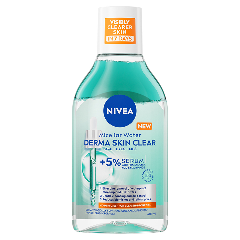 NIVEA FACE DERMA CLEAR MICCELAR WATER, , large