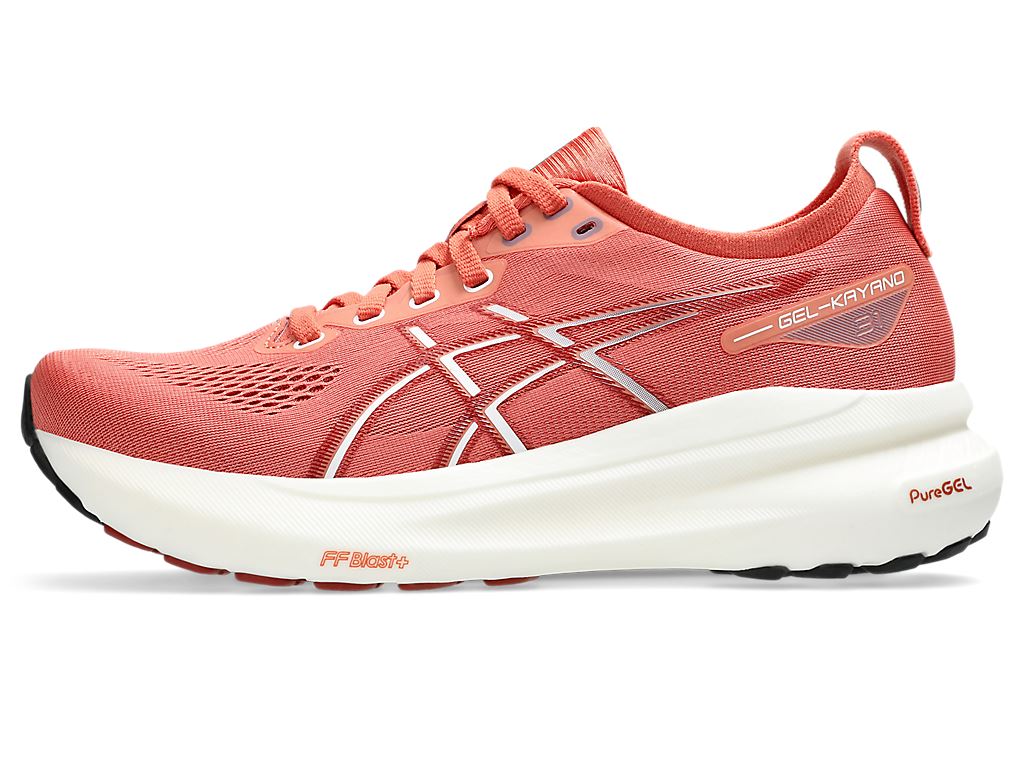 [秉宸] ASICS GEL-KAYANO 31 女慢跑鞋 磚紅白 1012B670-600, , large