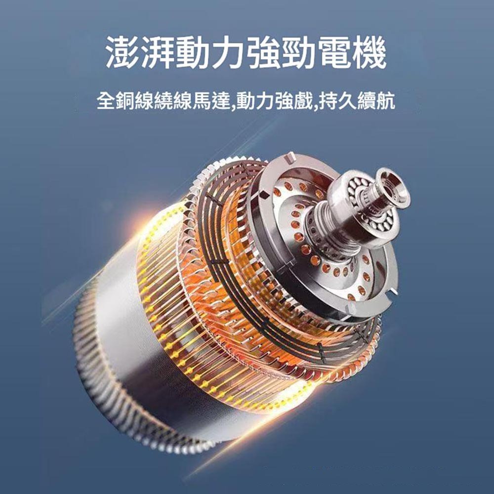 8-inch metal lithium battery fan with 5 batteries, 1 battery, and 1 charger, , large