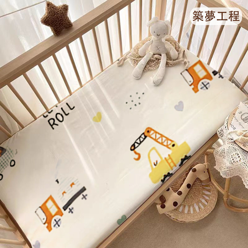HABABY環安家居嬰兒床包築夢工程款(嬰兒床單、彌月禮、禮盒裝), , large