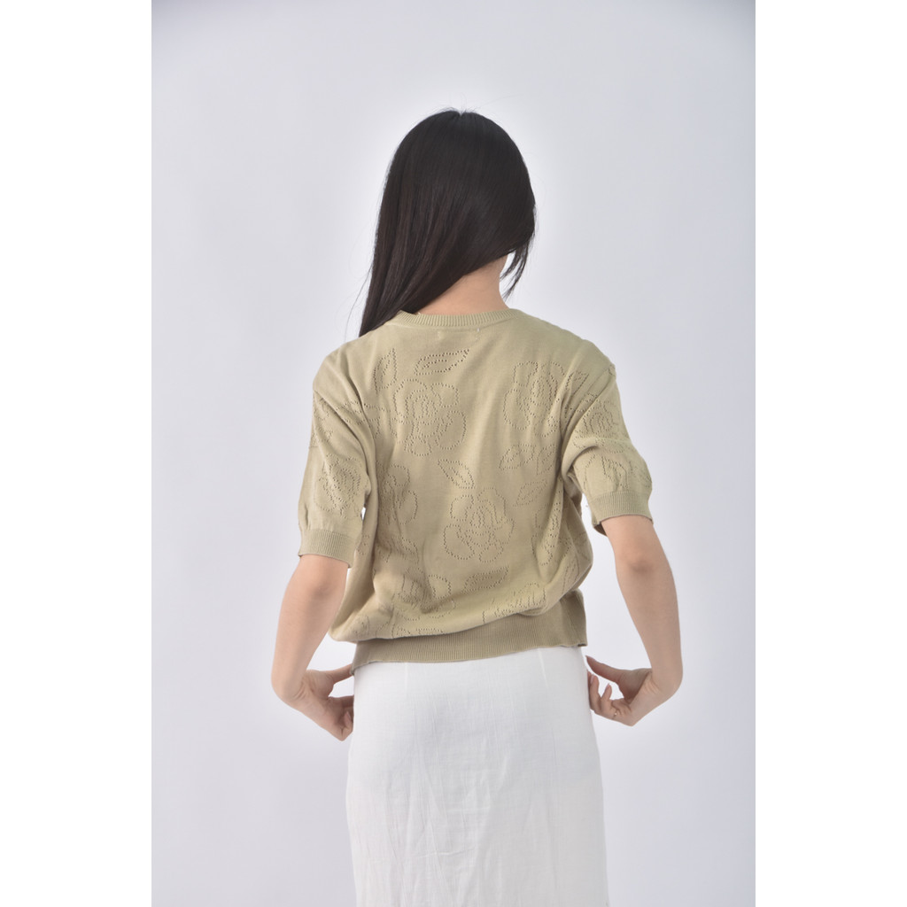 (M) jo an棉質純棉綠色短袖上衣二手衣, , large