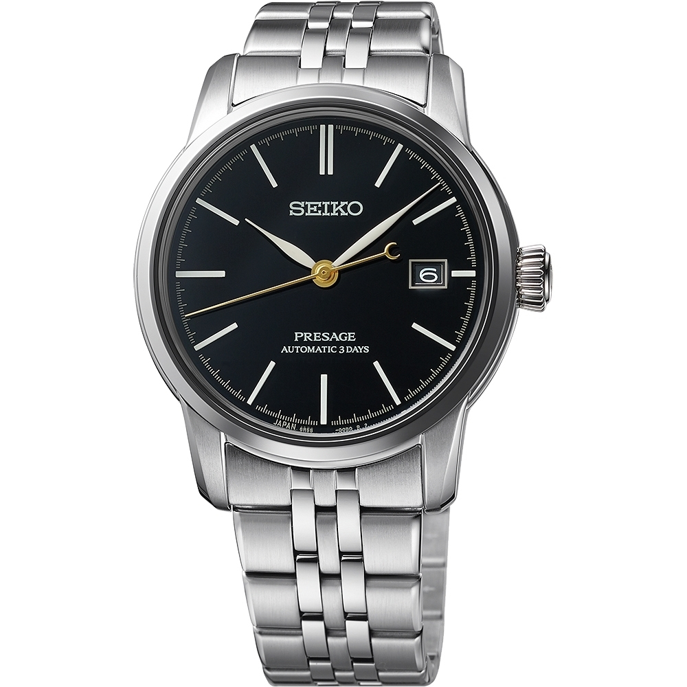 SEIKO 精工 Presage 職人系列 三日鍊 漆藝機械錶 SPB405J1/6R55-00C0D, , large